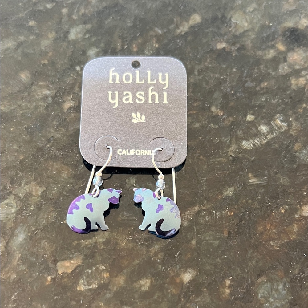 Holly Yashi Cat Earrings